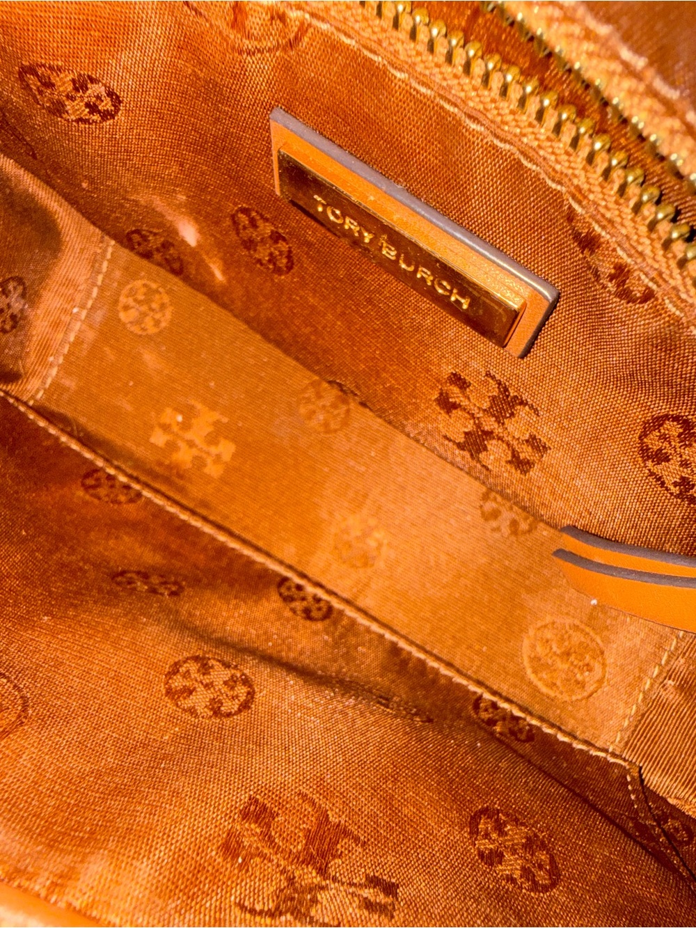 Tory Burch Woven Leather Crossbody Bag in Chestnut Brown | GUC - Picture 15 of 15